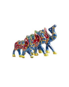 Multicolour Showpieces Set of 3 Multicolour Showpieces Set of 3